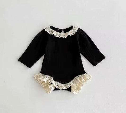 Frill long sleeve vests