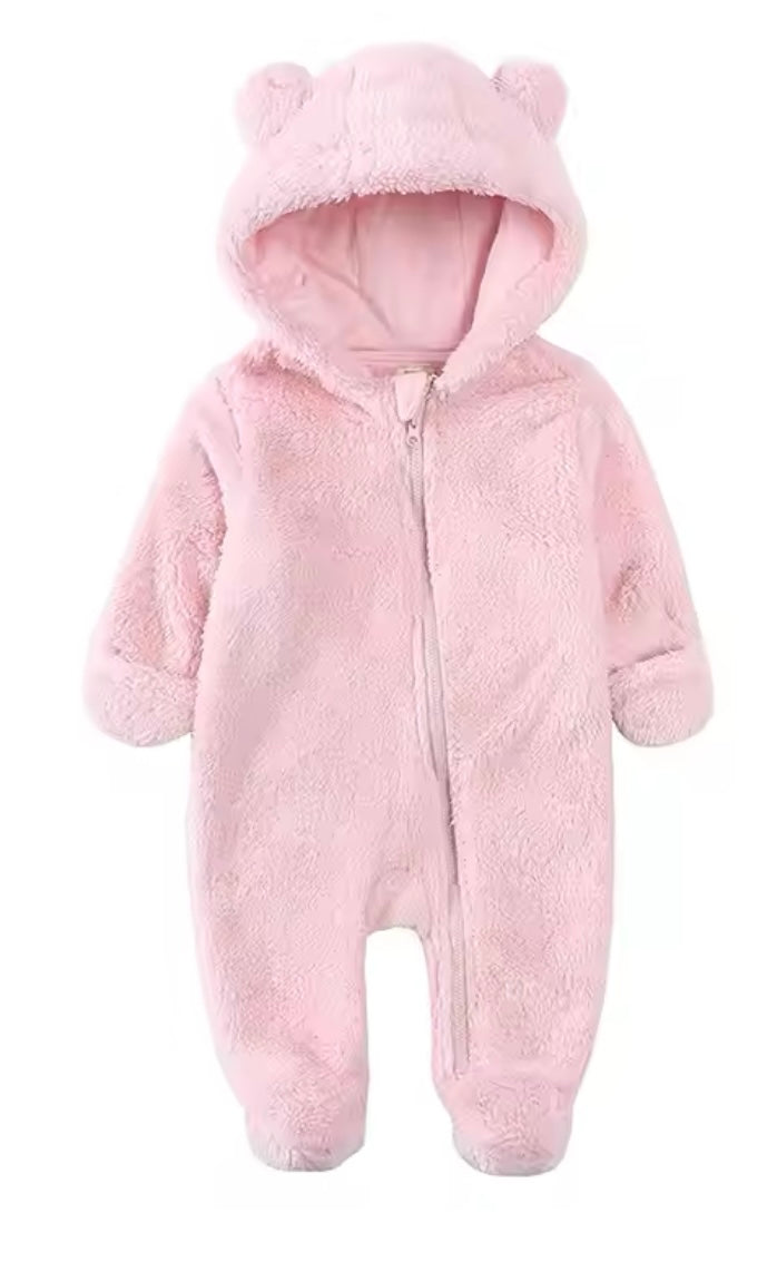 Baby fleece snowsuit