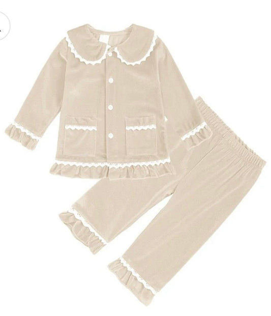 Girls Velour  Pjs