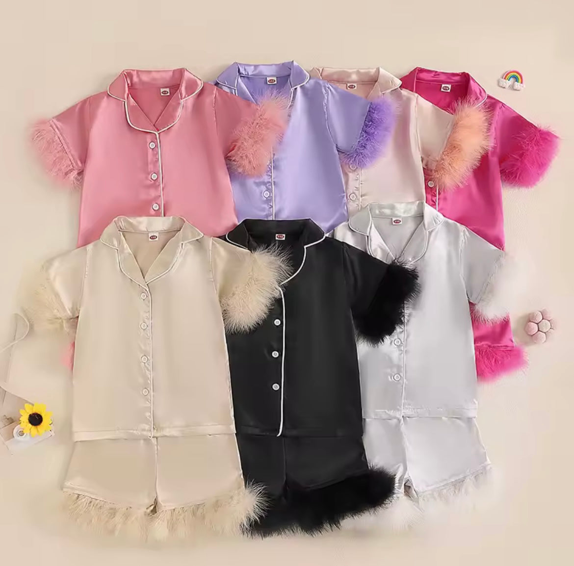 Feather Short Pjs