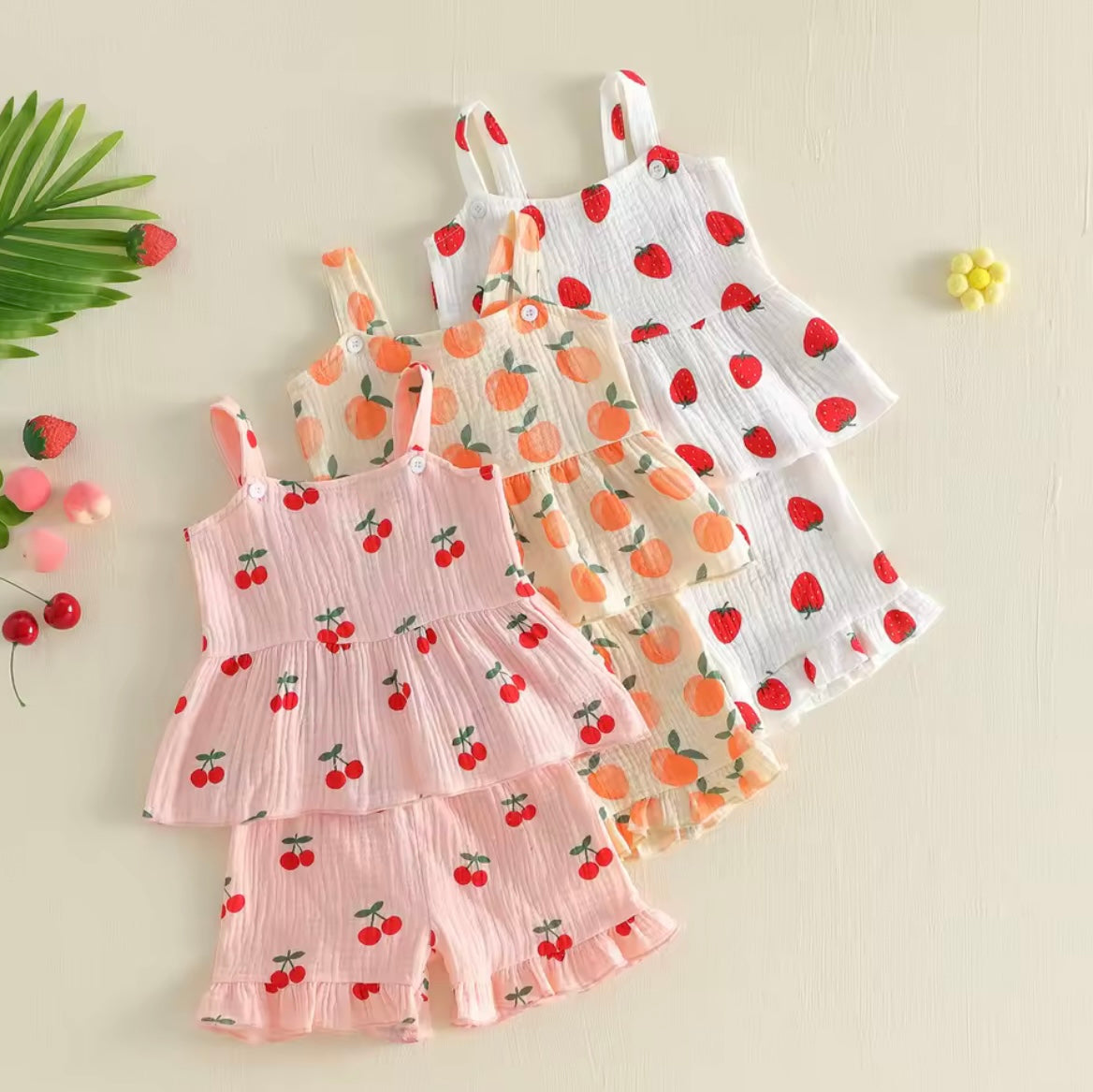 Fruit Short Set