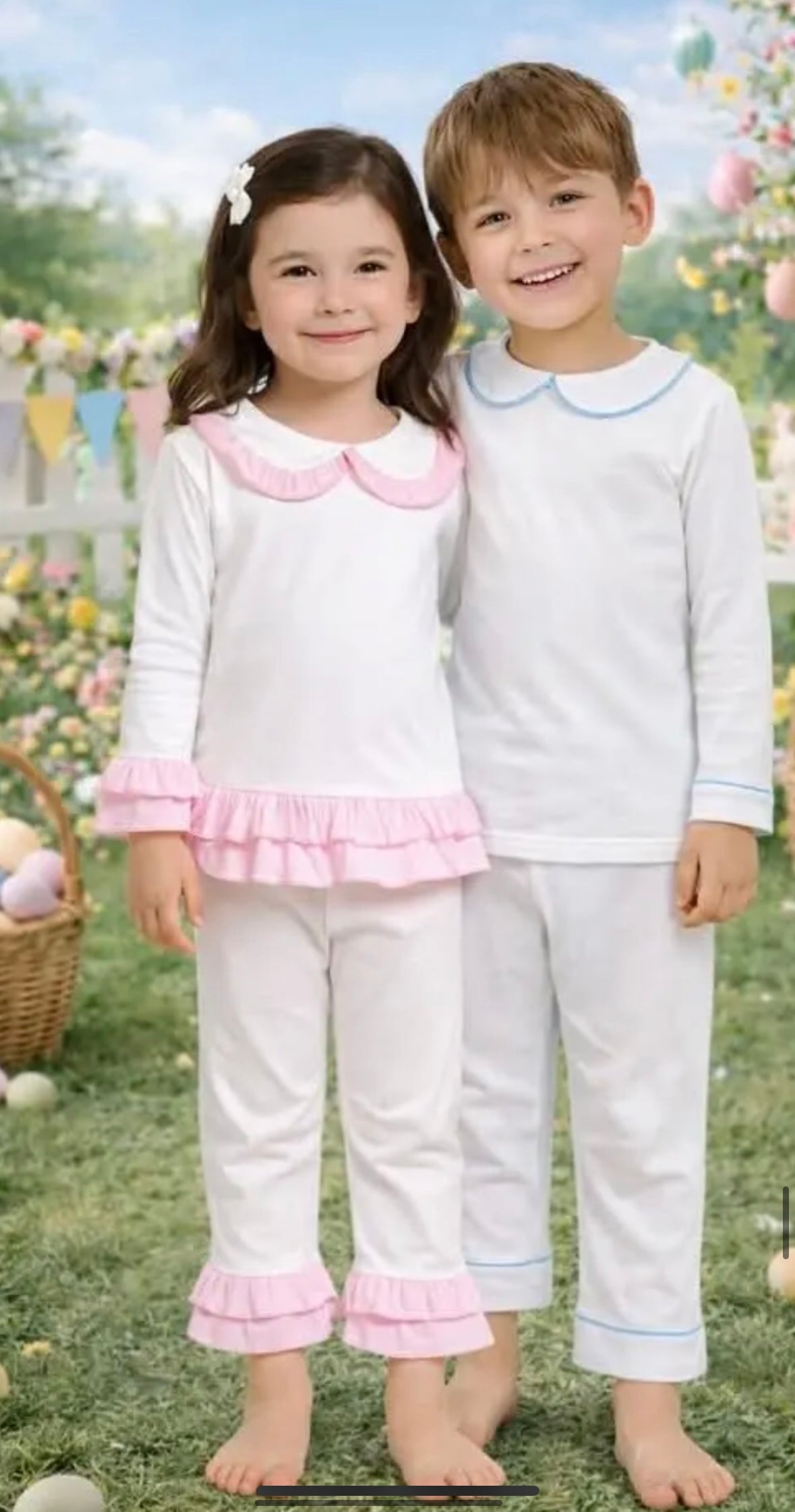 Boys Collar Pj's