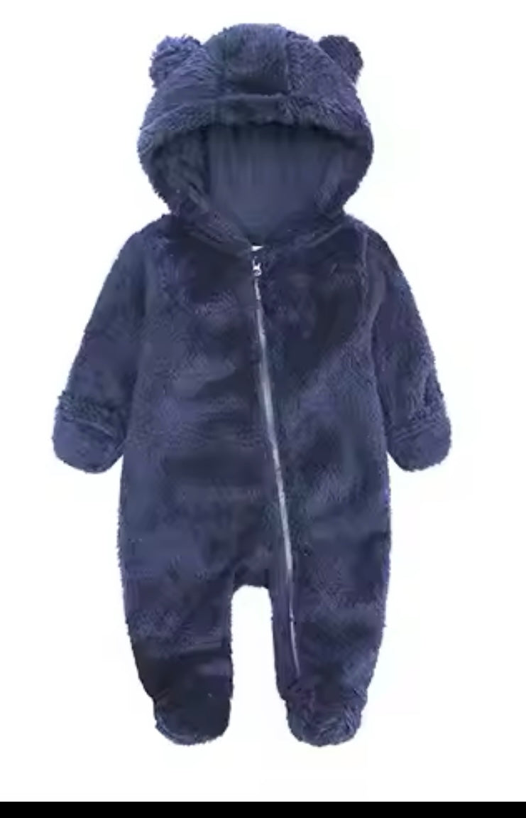 Baby fleece snowsuit