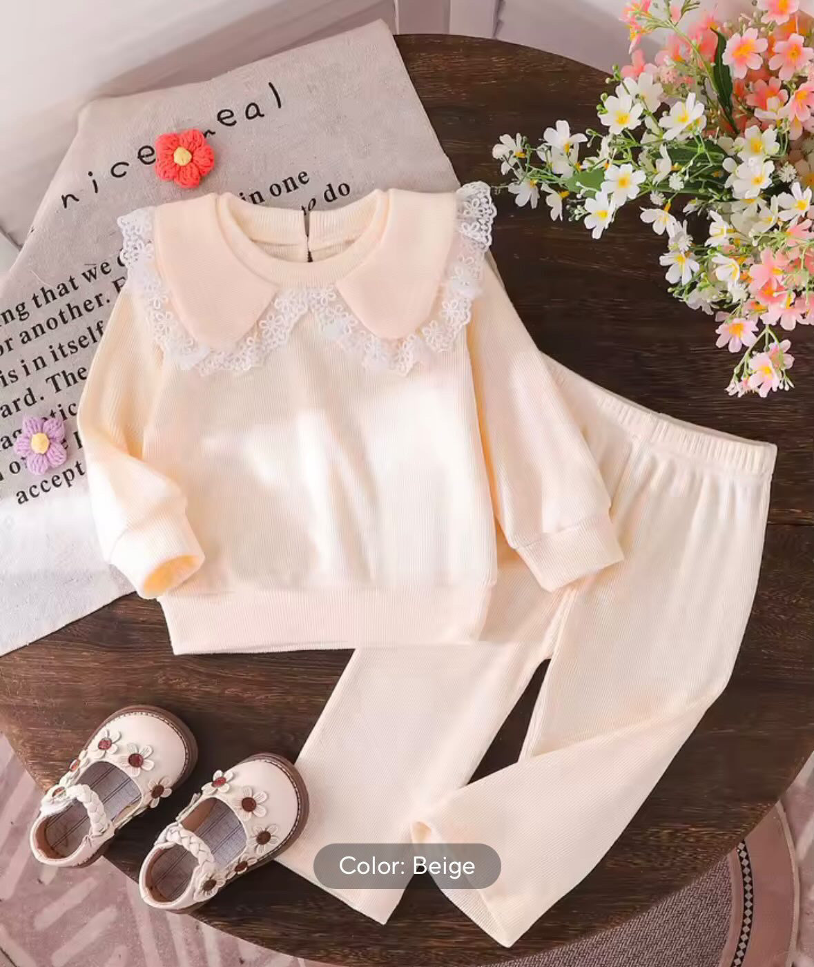 Lace collar Autumn Set