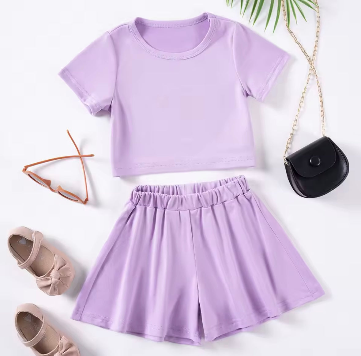 Girls 2 piece short set