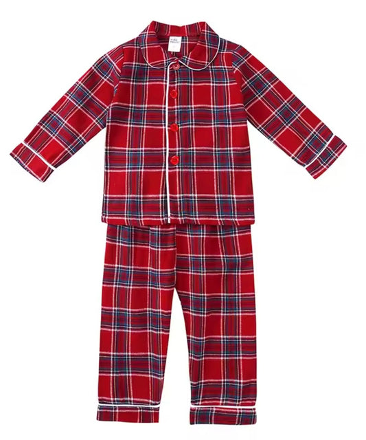 Boys Tartan Pjs