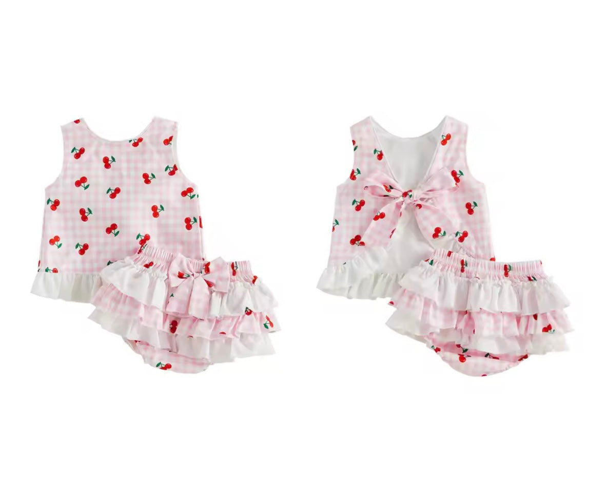 Cherry Jam pants set